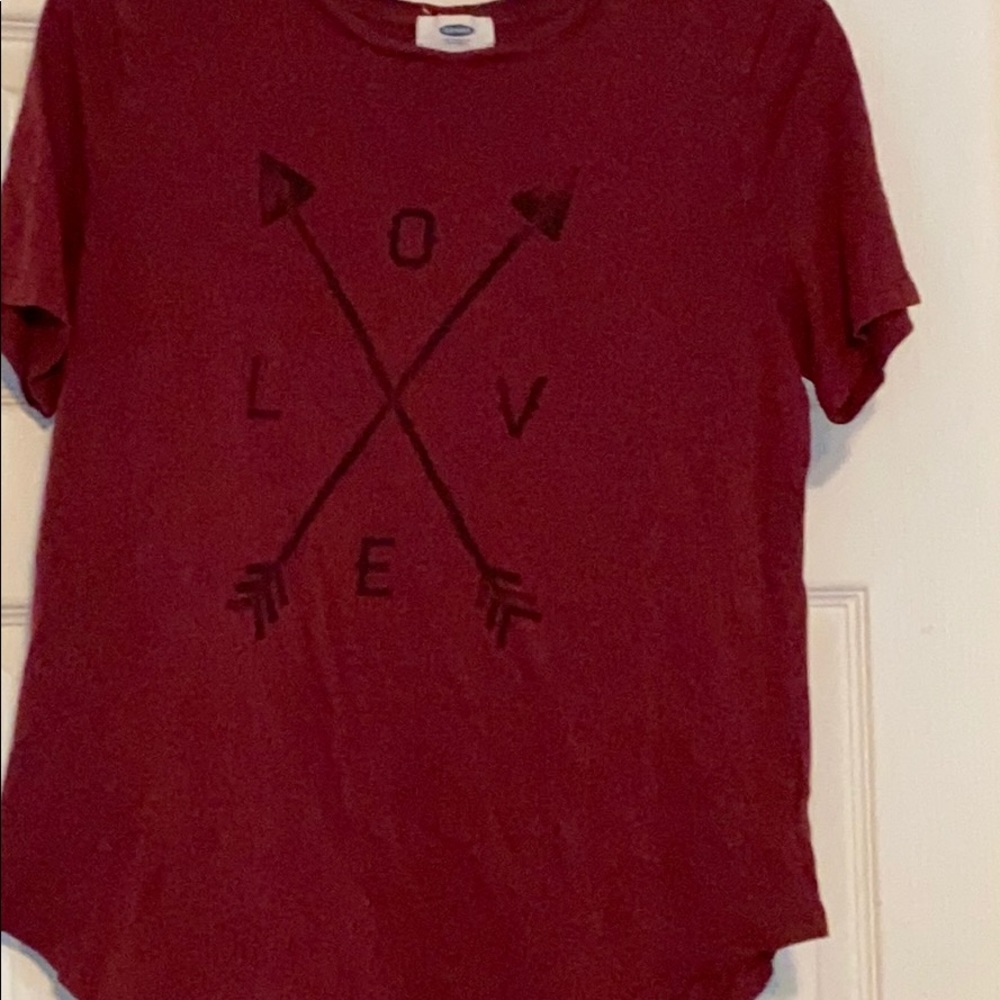 Women’s old navy love shirt